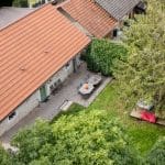 Le gîte Scapade vu du ciel