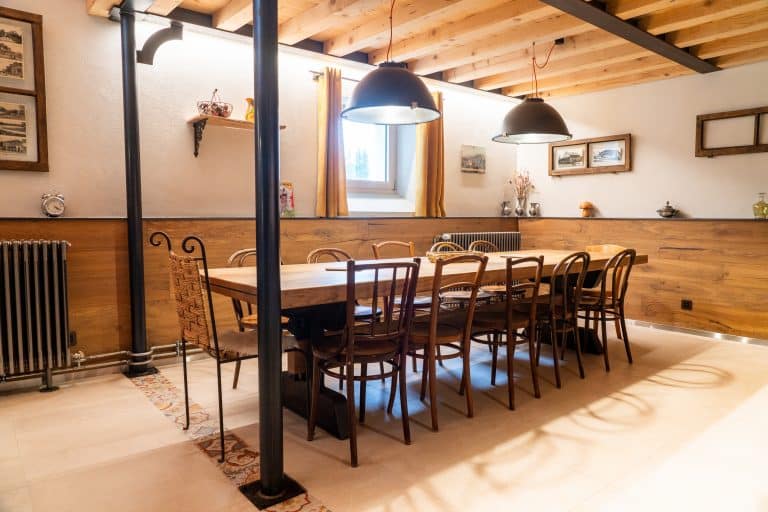 la salle à manger du gîte