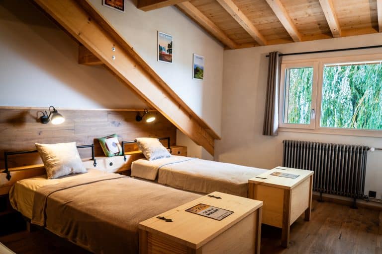 une chambre du gîte